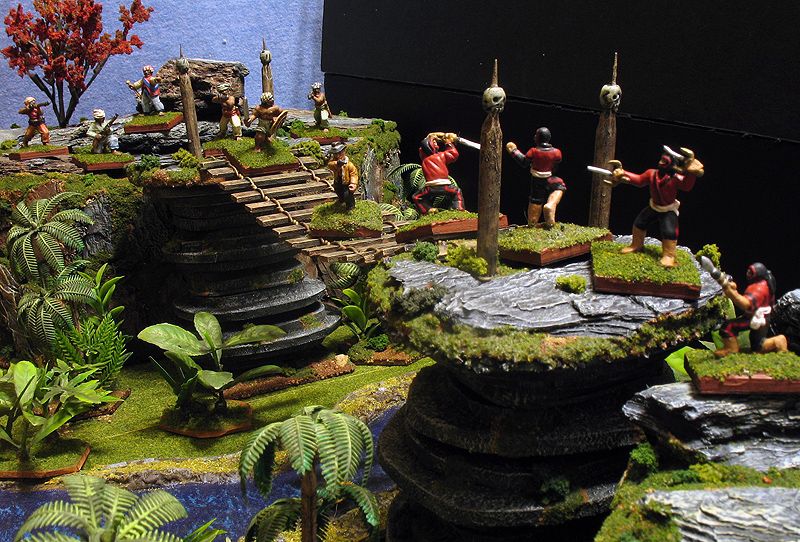 Lead Legionaries "Indiana Jones" Rope Bridge, Part 3